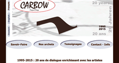 Desktop Screenshot of carbow.com